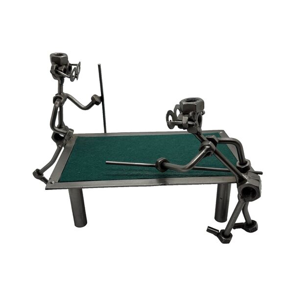 Hinz & Kunst Skeleton Pool Players Collection Sculpture Original Germany - Picture 1 of 9